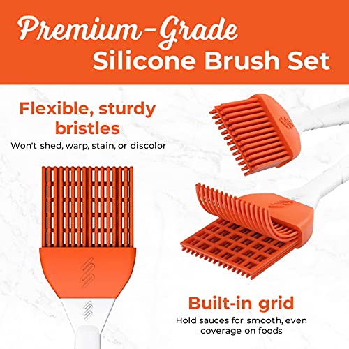 M KITCHEN WORLD Silicone Basting Brush Set M KITCHEN WORLD Silicone Basting Brush Set